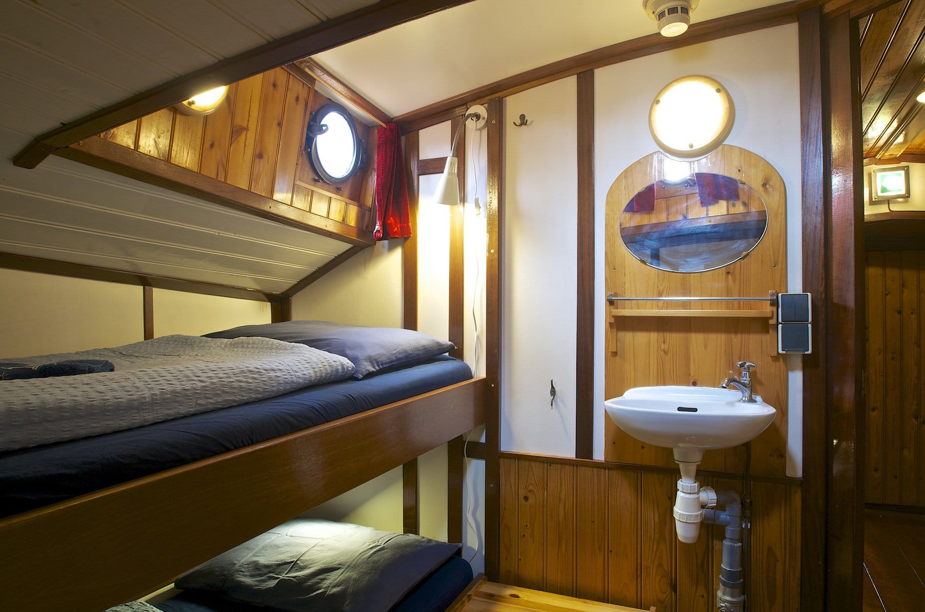 Innenraum Segelschiff