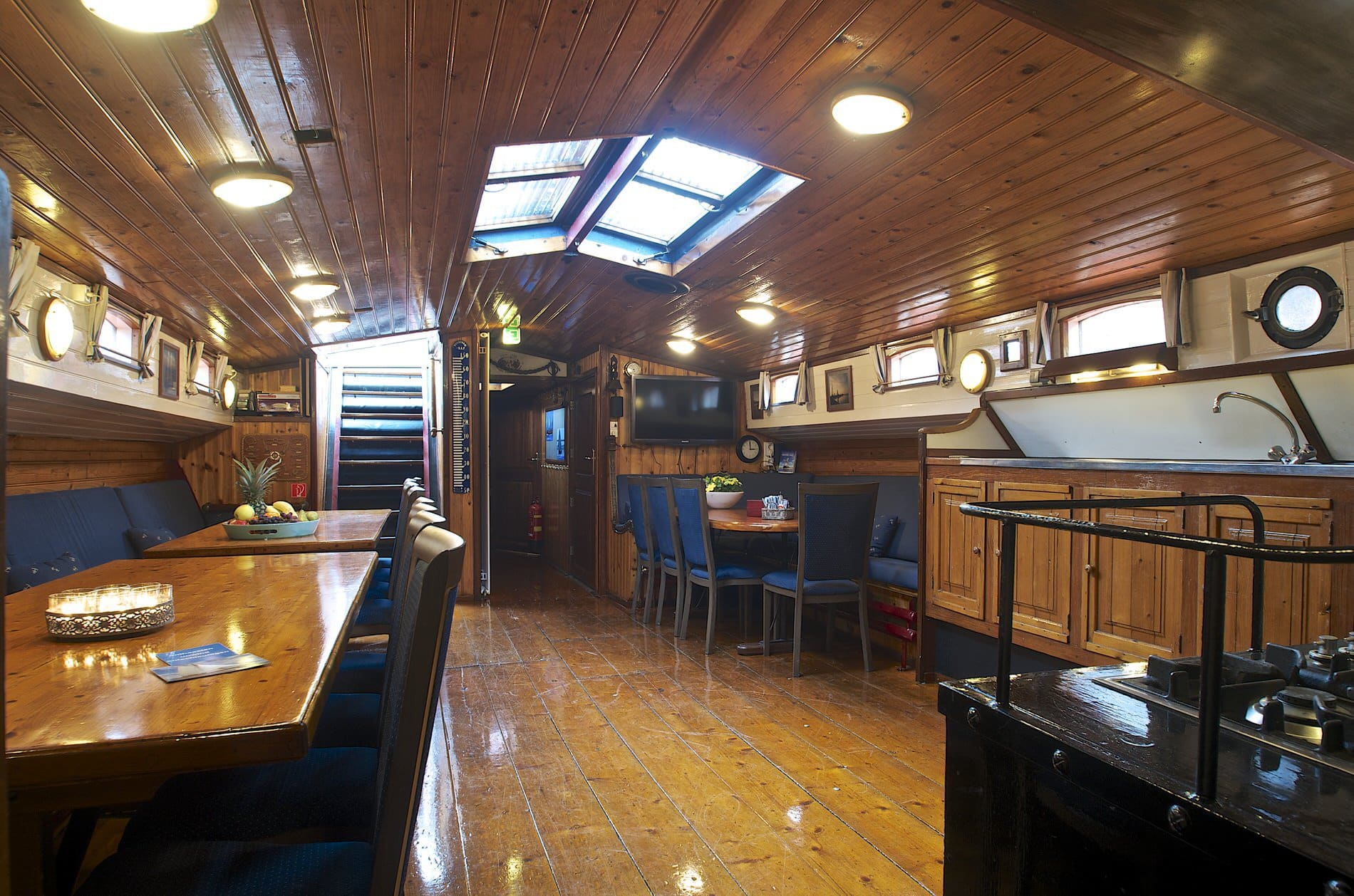 Innenraum Segelschiff