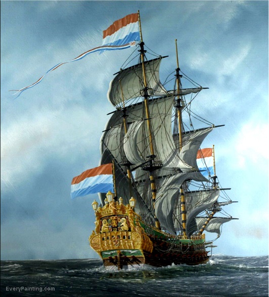Het-Nederlandse-VOC-schip-'De-zeven-provincien'