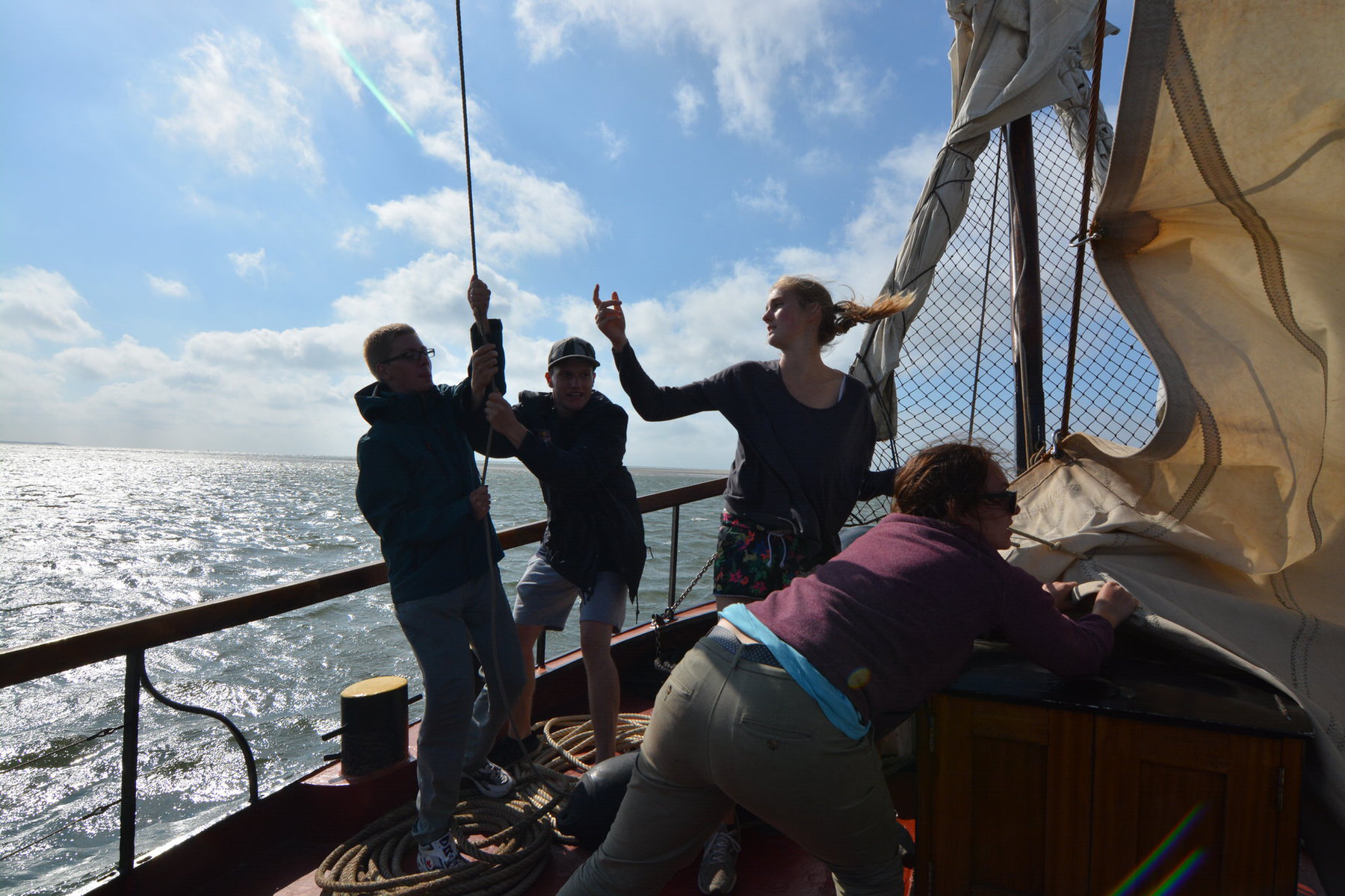 Segeln mit Schülern und Jugendlichen auf dem IJsselmeer